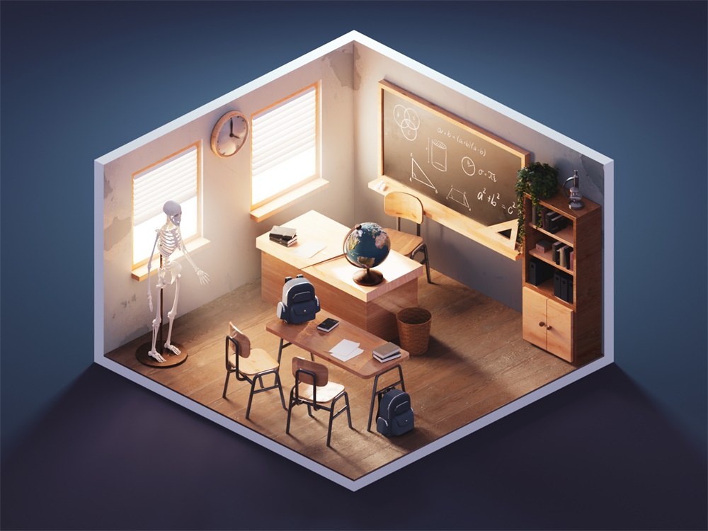 网页设计怎么吸引用户？来看3D设计师Roman Klco 的3D插图