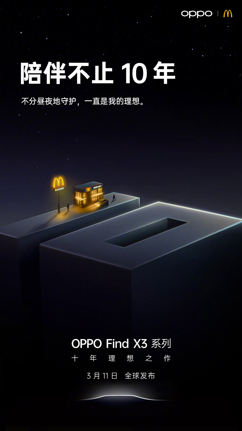 质感满满！18张OPPO十周年联合海报
