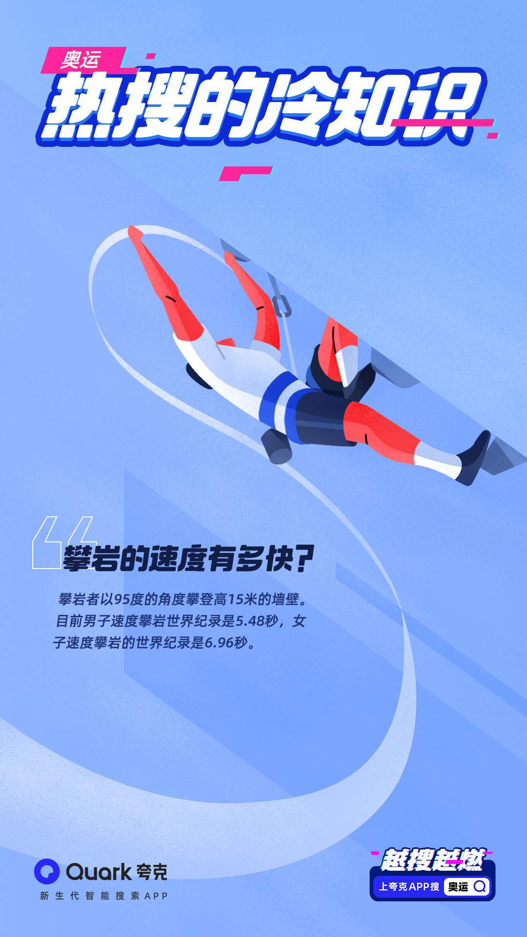 极简大气！夸克的矢量运动项目插画