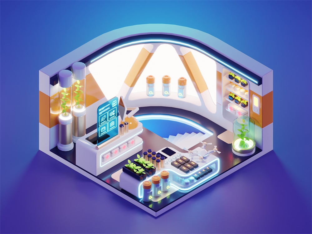 网页设计怎么吸引用户？来看3D设计师Roman Klco 的3D插图