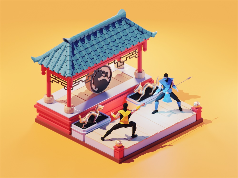 网页设计怎么吸引用户？来看3D设计师Roman Klco 的3D插图