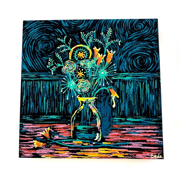 印象派的城市印象！12张月光星辉下的艺术插画