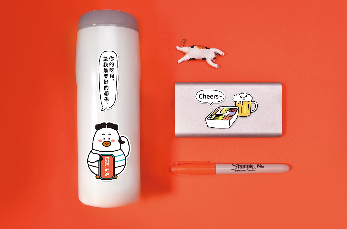 个性的萌！快餐品牌VI设计