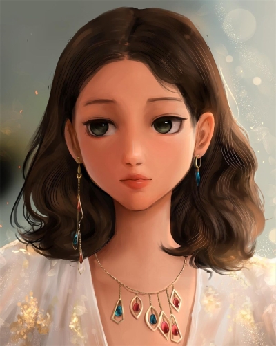 光影塑造！14张温馨女生场景插画 - 14图