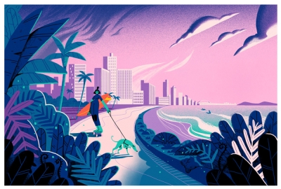 超强质感！12张创意数字扁平插画设计 - 12图