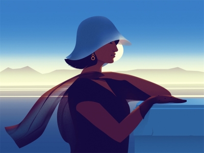 Ksenia Shokorova 绘制的光影插画作品 - 10图