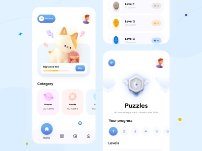 如何让游戏看起来更好玩儿呢？12组游戏APP界面设计灵感 - 12图