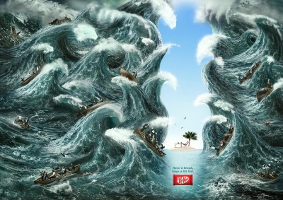 故事性十足！巧克力零食Kit Kat创意海报 - 15图