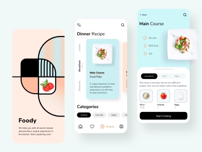 厨房好帮手！12组食谱APP界面设计灵感！ - 13图