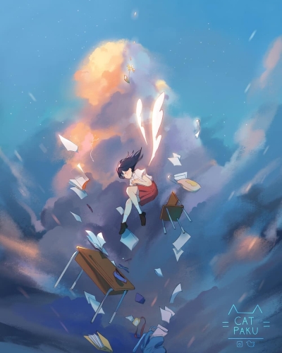 9张小清新风格插画作品 - 9图