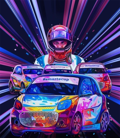 缤纷色彩！9张富有创意的人物插画 - 9图