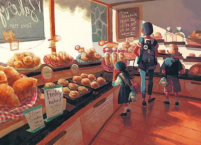 色彩夺目！12张水彩质感插画 - 12图