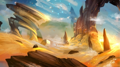 奇妙的想像力！9张梦幻景观插画 - 9图