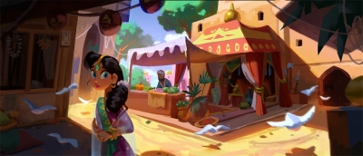 10款治愈系欧美风格人物场景插画 - 10图