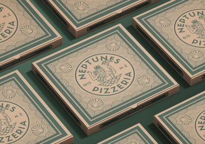 神话故事！披萨店品牌VI设计 - 8图