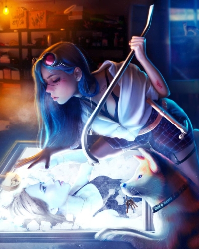 赛博朋克！9款充满层次感的人物角色设计 - 9图