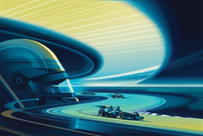 10张充满未来感的扁平插画 - 10图