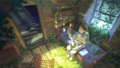 12张日系小清新系列动漫插画 - 12图