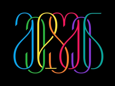 千姿百态！16款创意数字字体设计 - 16图