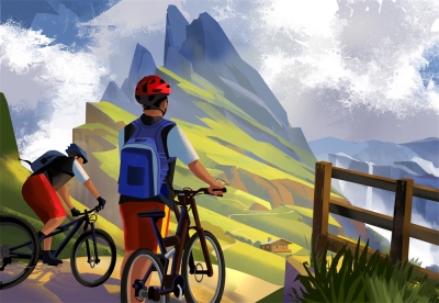 如何使插画的配色出彩？来看这12张扁平肌理插画 - 12图