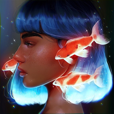 艺术家 Ken Castellanos 的一组人物肖像插画 - 12图